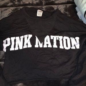 Cropped PINK long sleeve